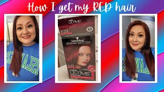 How I get my RED hair   #Schwarzkopf #HairDye #RED