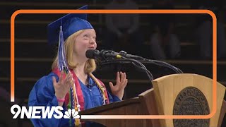 Jillian Ball's full graduation speech