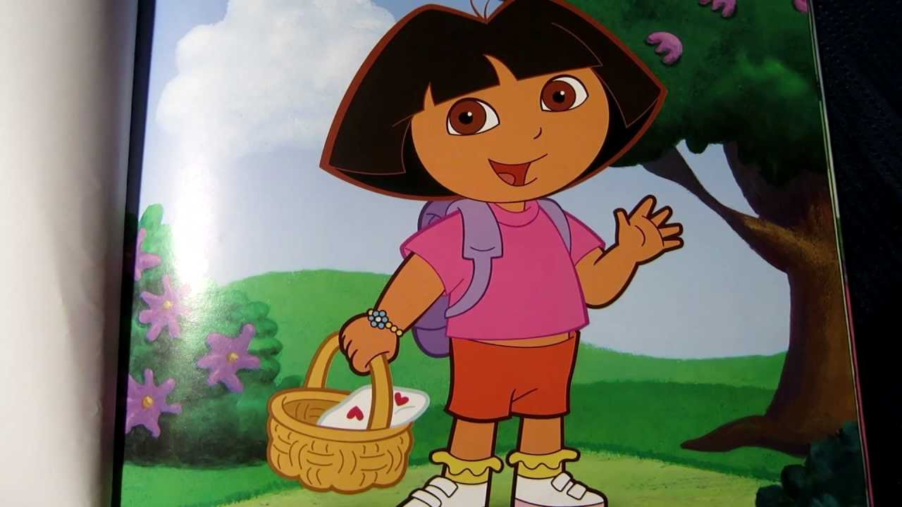Dora the Explorer: Dora Loves Boots valentines day story read alout childre...