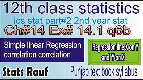 q6b ex14.1 ch14 2nd year stat