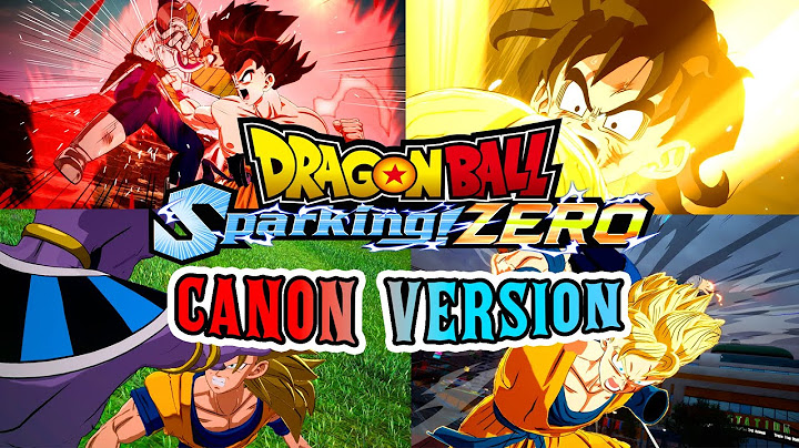 Dragon Ball Sparking! Zero - Every Special and Ultimate Attack + Transformation - Canon Version