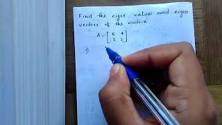 Eigen values and Eigen vectors - Problem 1 (part 1) in malayalam