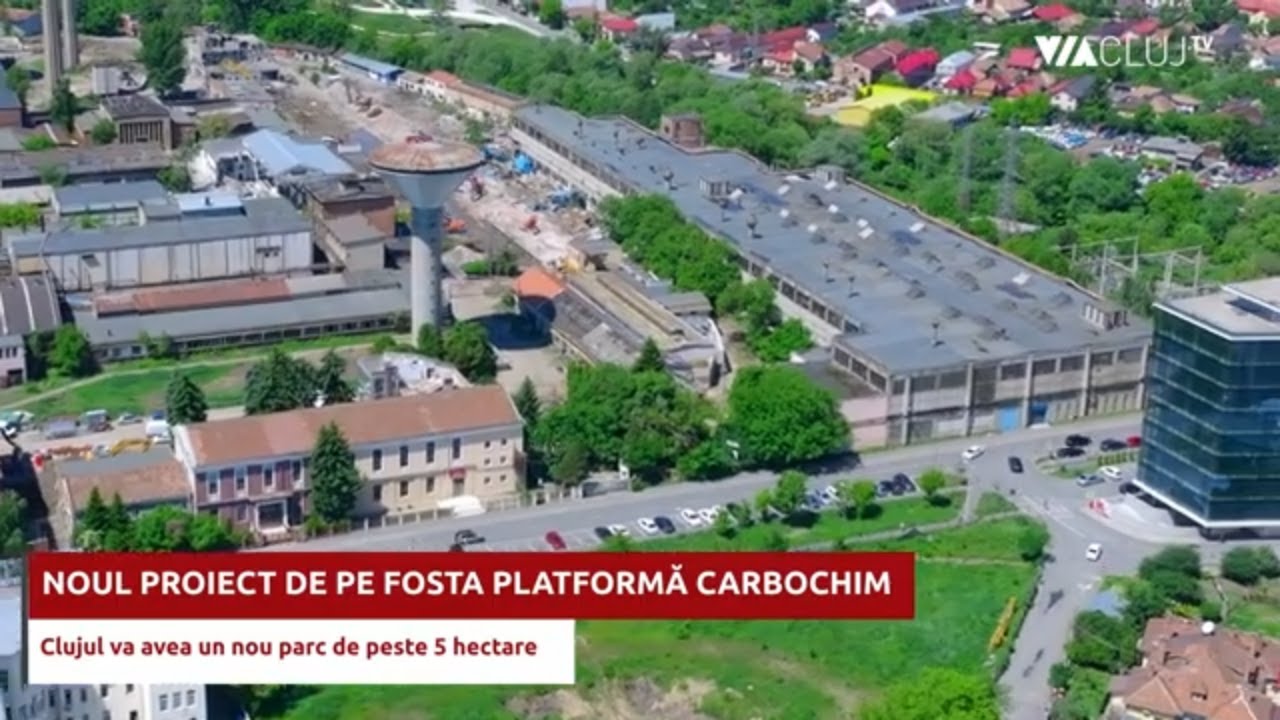 Noul proiect de pe fosta platformă Carbochim: Clujul va avea un nou parc de peste 5 hectare