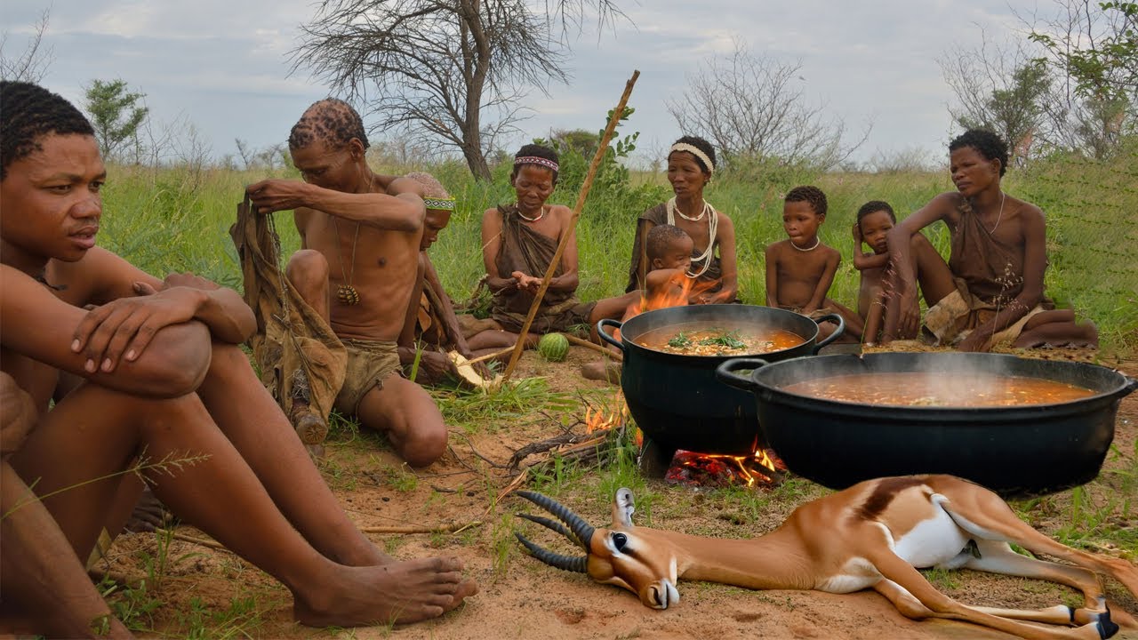 Discover Hadzabe Tribe | PREY Hunting and Cooking : antelope hunt