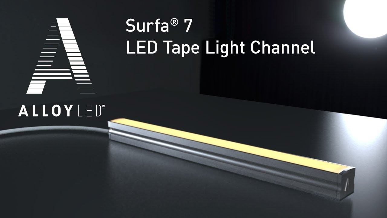 Surfa 7- A Continua Aluminum LED Channel - How to Get Perfect Diffusion