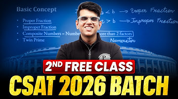 CSAT 2026 Batch - 2nd Free Class | Coding Decoding by Manjeet Sir | PW OnlyIAS