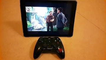 PS4 Remote Play on iPad with MFi Mad Catz CTRLi Micro using R-Play app playing Uncharted 4