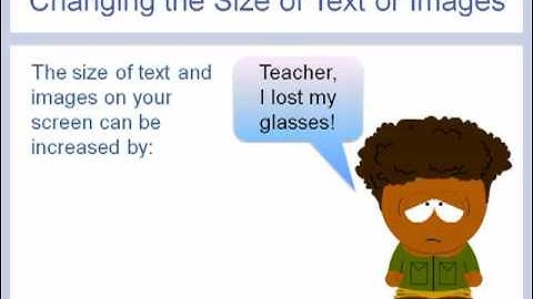 Becoming an eTeacher, Module 3 Part 2 - Increasing the Display Size.mp4
