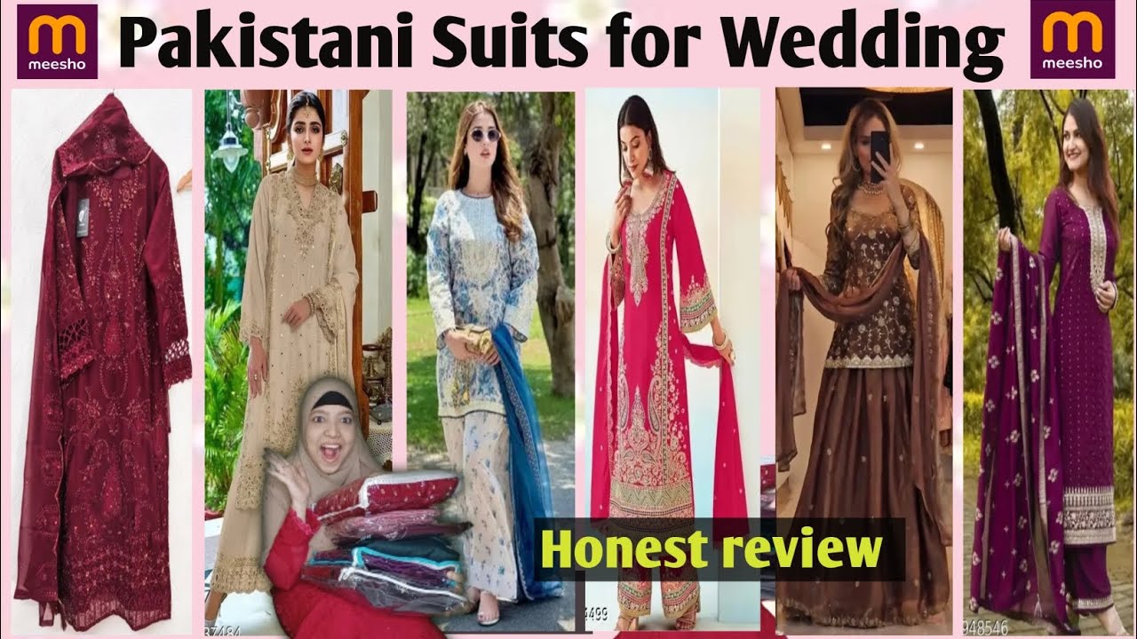 Meesho pakistani suits for wedding || ye kya agaya😡 || ye galti ap mat karna #shorts #shortsfeed #yt