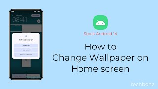 How to Change Wallpaper on Home screen [Android 14]