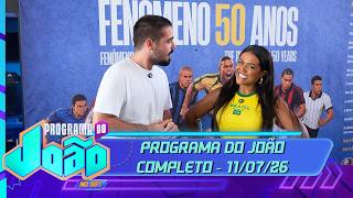 João transforma a Casa Rede Ronaldo em palco de conversas com famosos | Programa do João (11/07/26)