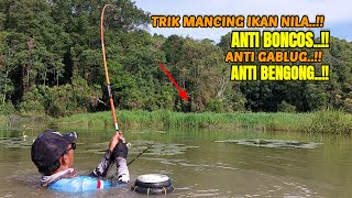HITUNGAN MENIT LANGUNG STRIKE..!! cara mancing nila agar mudah strike ||campuran lumut