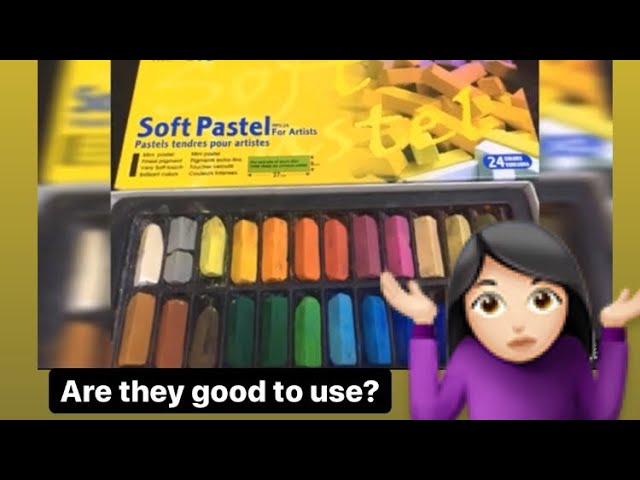 Mungyo Gallery Artists' Soft Pastels 48 Colors Unboxing and Review