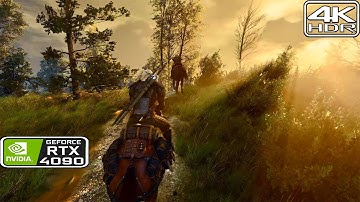 [4K HDR] Ghosts Of The Past Modded Witcher 3 Gameplay | Next-Gen Update | RTX 4090 Ultra+ Settings