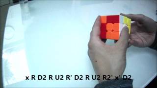 Rubik's cube blindfolded tutorial: D2 for corners part 1