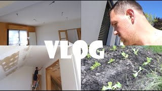 [Les vlogs de Julien ]  4 Notre potager, et peinture de la chambre des enfants 