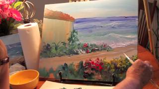 wet painting paint acrylics kinney marge