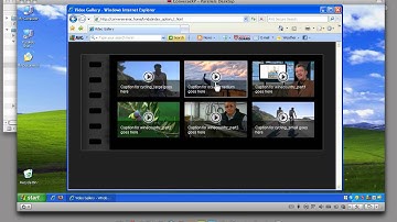 Interactive HTML5 Video Gallery