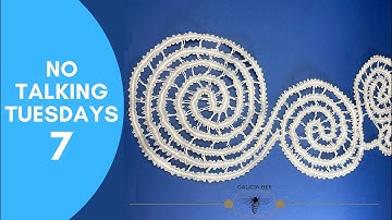 Stop doom scrolling - Galicia Bee bobbin lacemaking to relax or fall asleep to