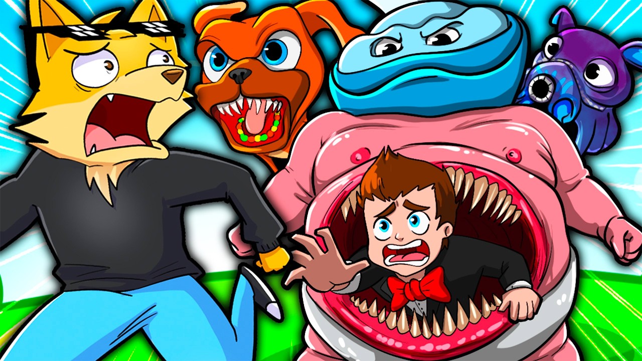 CACCIA AI MOSTRI DI DARK PALS GIGANTI SU GMOD! BINKY DRINKY VUOLE MANGIARCI! *AIUTO*