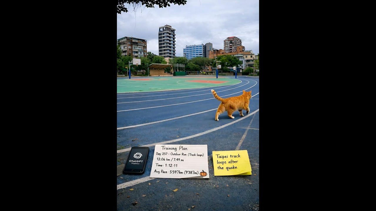 Day 257 - Taipei track loops / 台北トラックぐるぐる 🐾