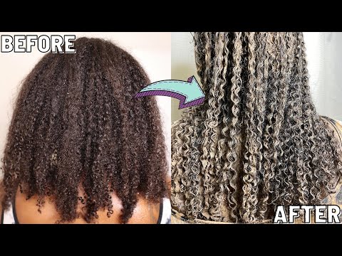 Ayurvedic Clay Mask on Low Porosity Natural Hair | Detox, Deep Condition & Herbal Tea Rinse