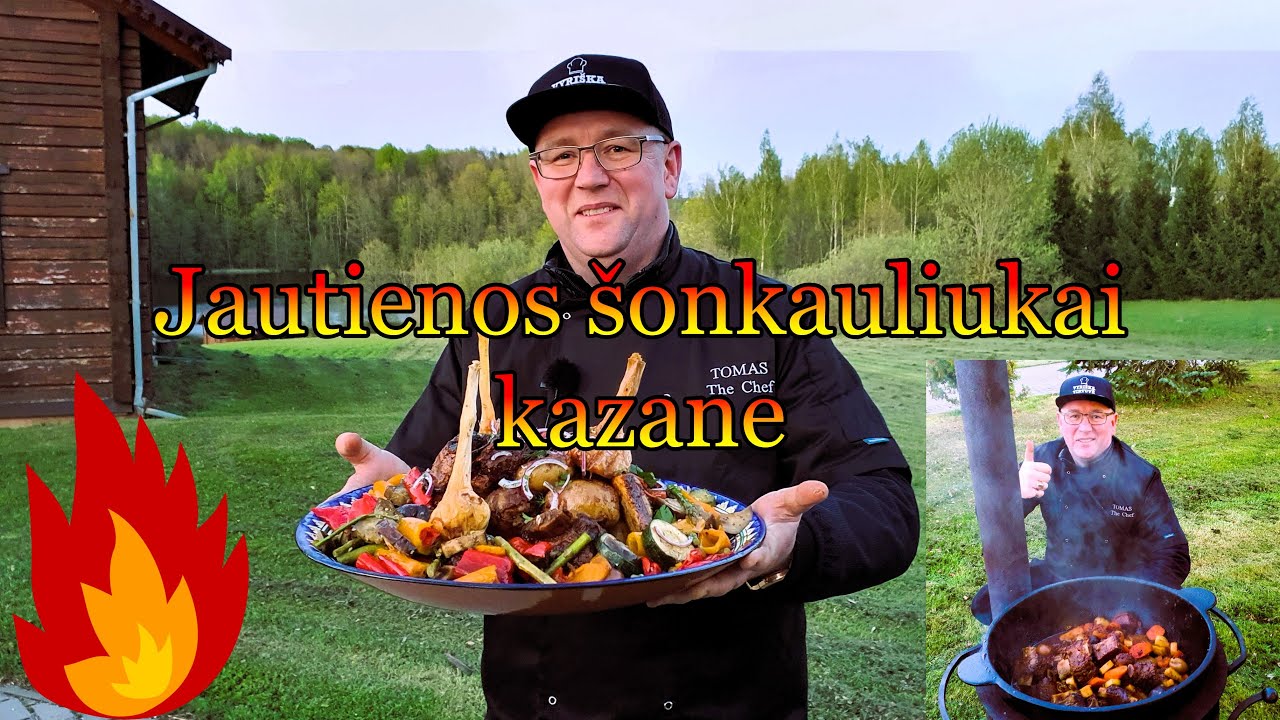 Говяжьи ребрышки в казане на огне - метод медленного приготовления