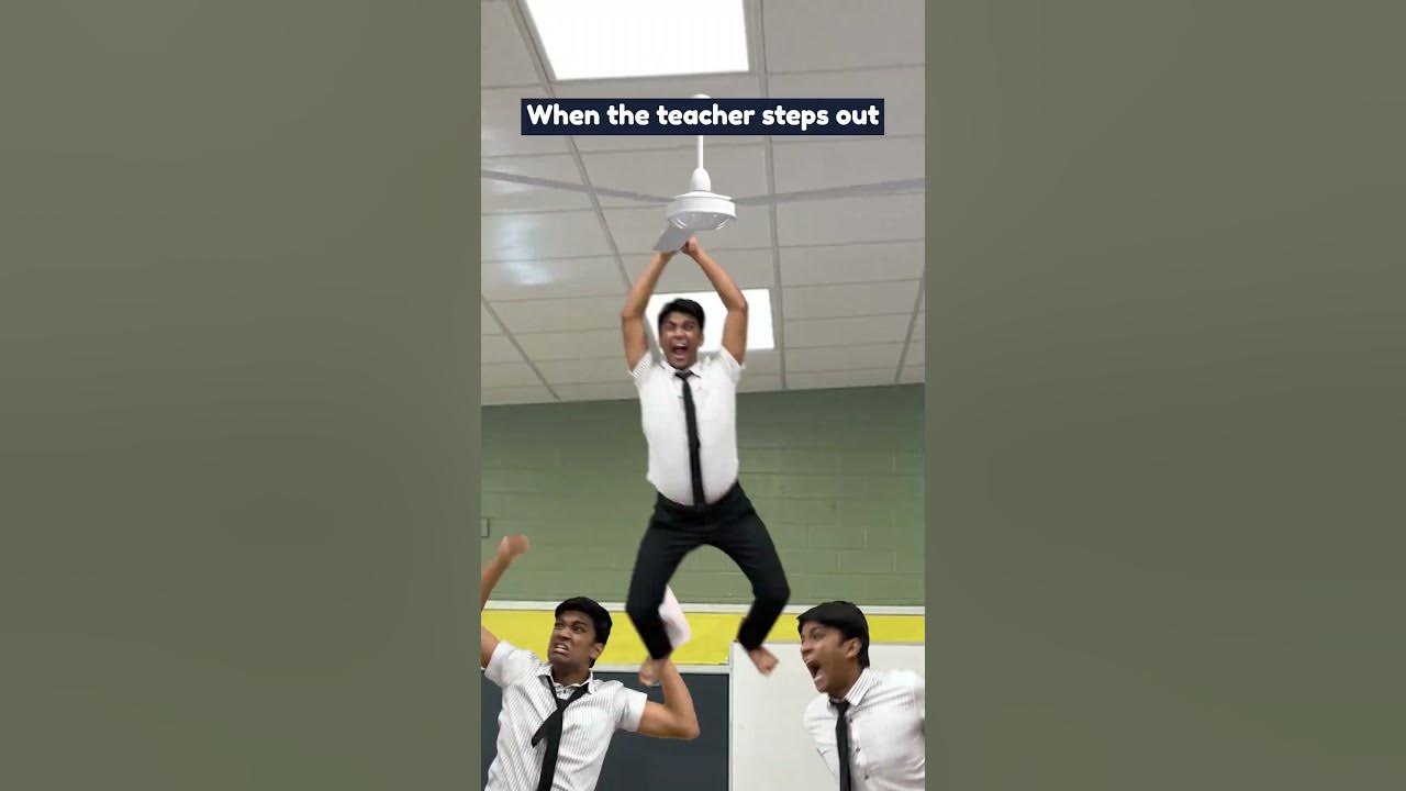 When the teacher steps out | Manish Kharage #shorts
