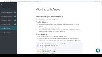 Module 0 - Operators and Methods - Arrays - Part 1