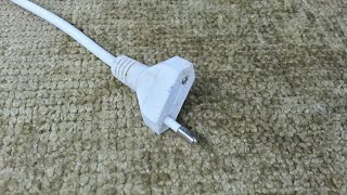 How to fix a broken 2 pin plug