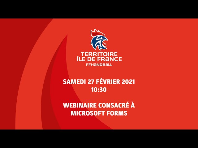 Webinaire – Forms