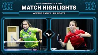 Diya Chitale vs Camille Lutz | WS R16 | #WTTLagos 2026
