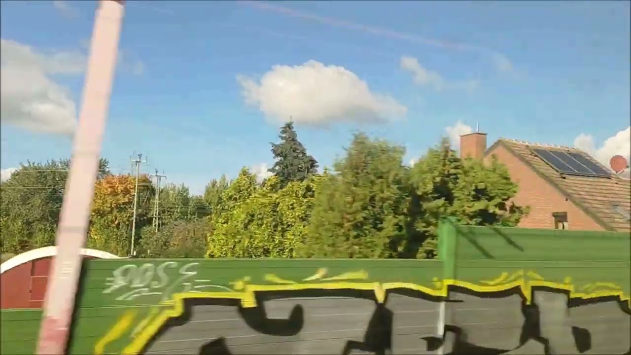 ICE Fahrt aus der Richtung Hildesheim über Braunschweig, Wolfsburg und Stendal nach Berlin Spandau