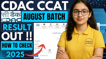 cdac ccat result 2025 | cdac ccat august batch result | c cat result 2025 | mahir academy
