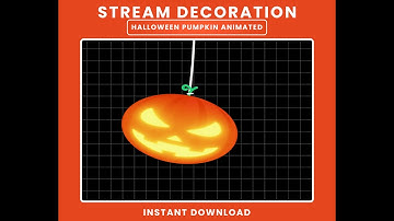 Animated Pumpkin Stream Overlay for Twitch – Streamlabs & OBS Overlay