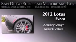 2012 Lotus Evora San Diego CA 92111