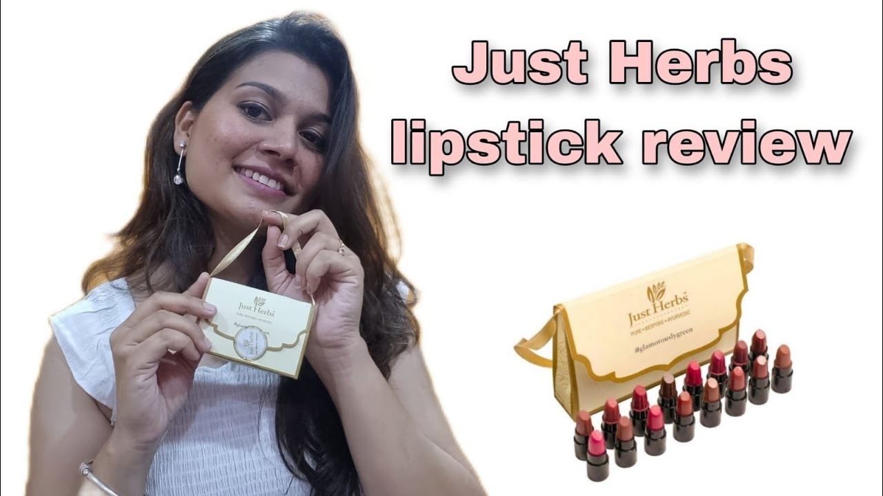 Just Herbs lipstick reviewmini lipstick review micro mini trial kit