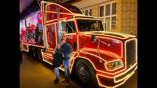 Встретили грузовик Кока-Кола, Vanocni kamion Coca-Cola #coca-cola #vánoce #рождество #advent