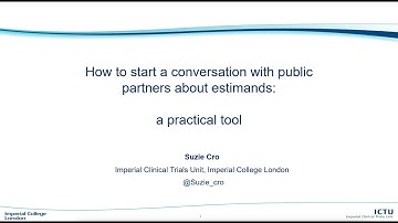 How to start a conversation with public partners about estimands: a practical tool