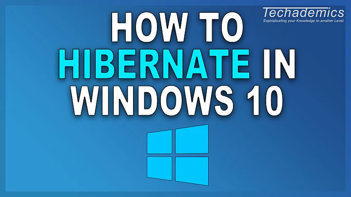 How To: Hibernate Windows 10 | Enable or Disable Hibernate Mode