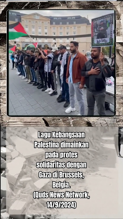 Lagu Kebangsaan Palestina Diputar di Belgia