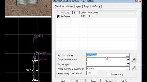 Valve hammer Linking a button / Door