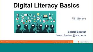Hot Topic Digital Literacy Basics Webinar  Session 2