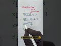 Multiplication Trick #mathstricks #mathshorts