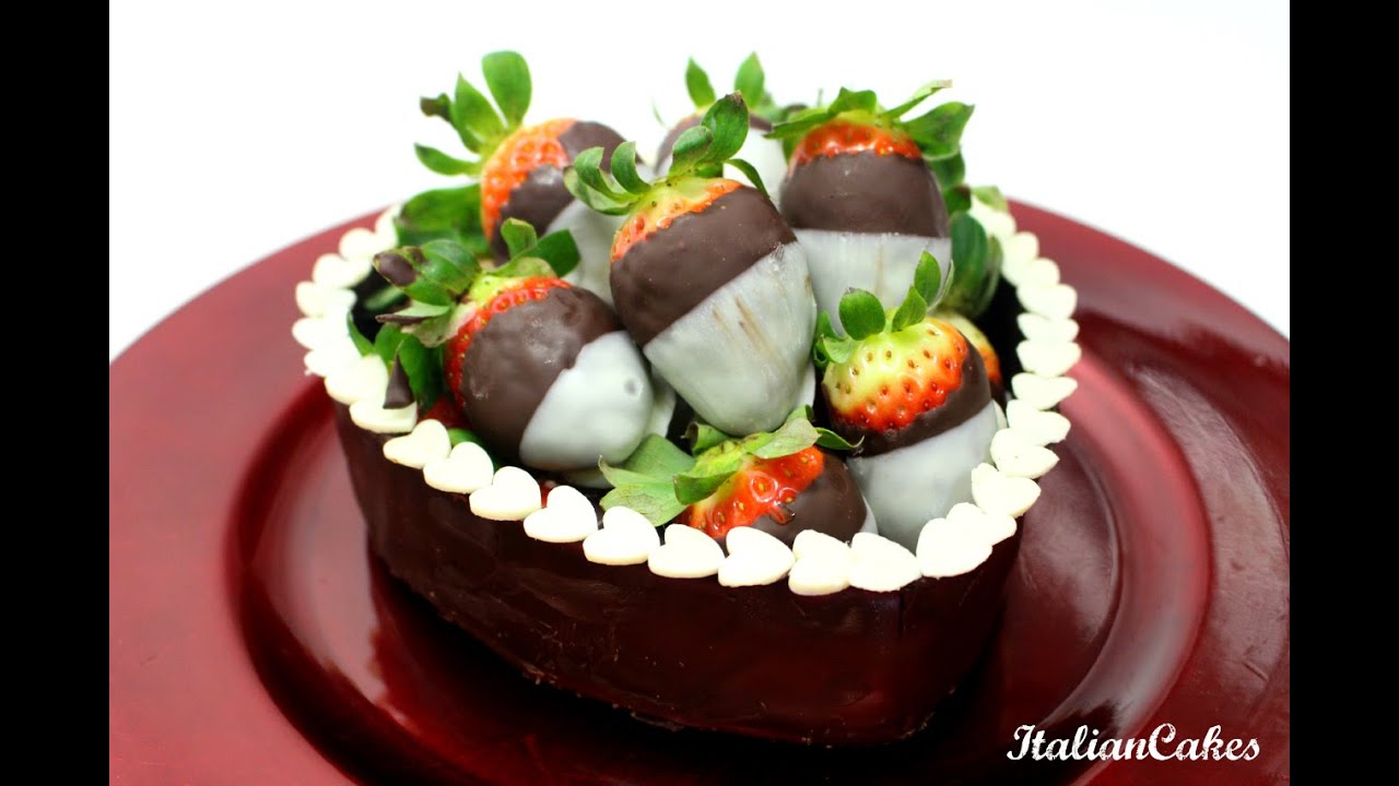 San Valentino: cestino di fragole al cioccolato by ItalianCakes