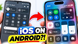 How to Change Any Android Control Panel to iOS Control Center | Full Transformation 2026 