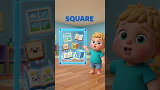 Learning Shapes Song.  #nurseryrhymes #animation #baby #cocomelon