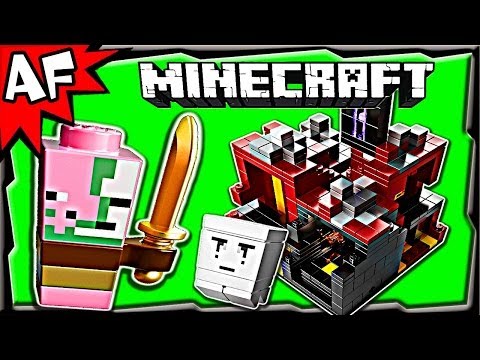 lego-minecraft-micro-world-the-nether-21106-stop-motion-build-review