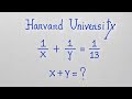 Can you solve this challenging Algebra Olympiad problem? Harvard University entrance exam solution!