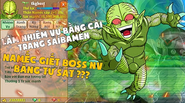 Ngọc Rồng Online - Namếc dùng cải trang Saibamen tiêu diệt boss nhiệm vụ bằng tự sát !